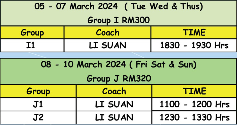 Beginner Group Class – Sunway Pyramid Ice